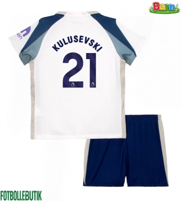 Tottenham Hotspur Dejan Kulusevski #21 Hemmaställ Barn 2025-26 Kortärmad (+ Korta byxor)